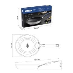 Tramontina Romagna Blue 25CM Seramik Yüzeyli Tava