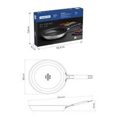 Tramontina Romagna Blue 30CM Seramik Yüzeyli Tava